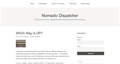 Desktop Screenshot of nomadicdispatcher.com